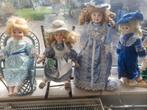 Vintage poppen met porselein hoofd en armen en benen, Ophalen of Verzenden, Zo goed als nieuw, Pop
