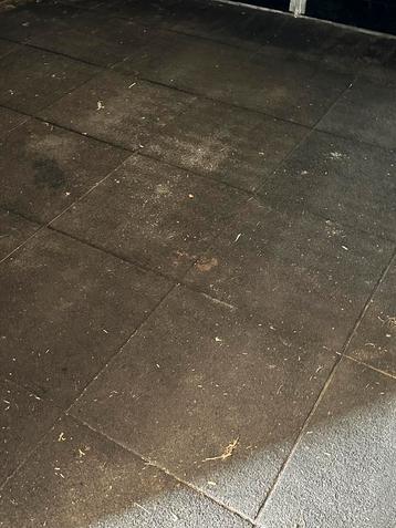 Stevige, vochtdoorlatende stalmatten voor 7 stallen! beschikbaar voor biedingen