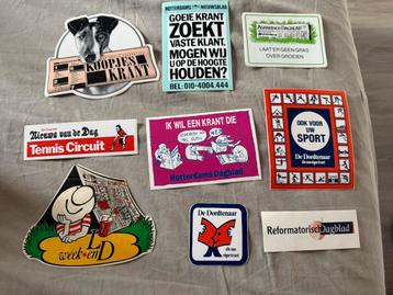 Dagblad / Kranten ~ Stickers beschikbaar voor biedingen