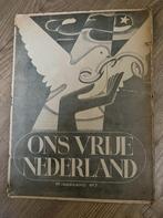 3 edities vrij Nederland, Verzamelen, Militaria | Tweede Wereldoorlog, Nederland, Boek of Tijdschrift, Ophalen of Verzenden