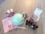 Pink Gellac LED Premium + basis set, Ophalen, Overige kleuren, Zo goed als nieuw, Handen en Nagels