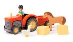 Houten Tractor Speelgoed Tender Leaf Toys, Nieuw, Overige typen, Ophalen of Verzenden