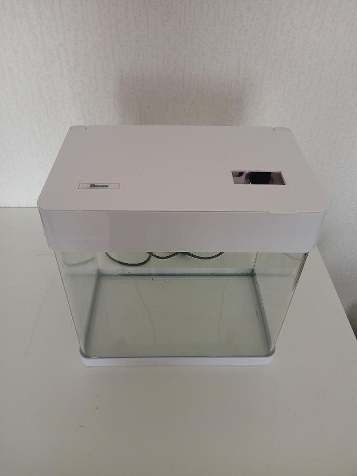 Superfish Panorama 20 led . (17 liter) Wit, Dieren en Toebehoren, Vissen | Aquaria en Toebehoren, Gebruikt, Leeg aquarium, Ophalen