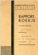 rapport boekje Ambachtsschool Haarlem 1947, Boeken, Gelezen, 20e eeuw of later, Verzenden