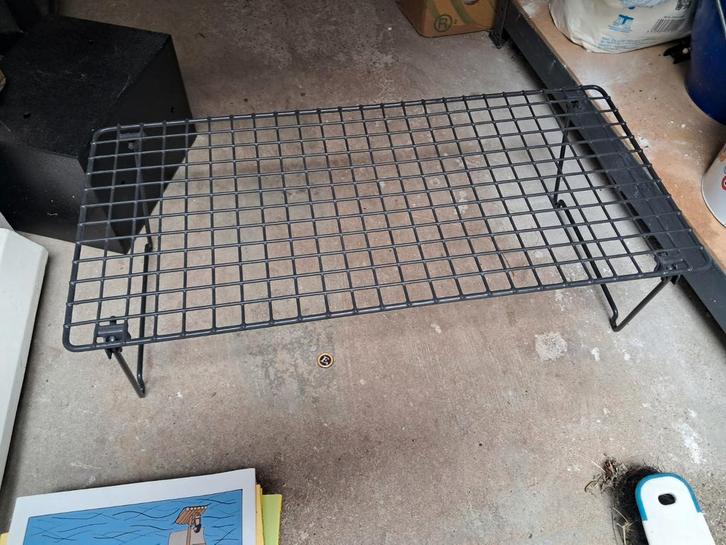 Metalen rooster met inklapbare poten, Huis en Inrichting, Keuken | Keukenbenodigdheden, Gebruikt, Ophalen of Verzenden