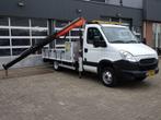 Iveco Daily 50C14G 136pk Cng / Benzine PTO Kraan Palfinger P, Auto's, Bestelauto's, Automaat, Euro 5, Gebruikt, 3560 kg