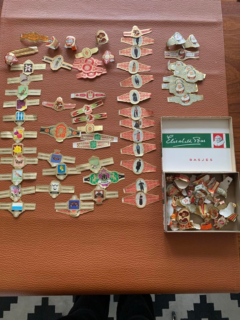 Collectie Sigarenbandjes - Willem II en Meer, Ophalen of Verzenden, Gebruikt