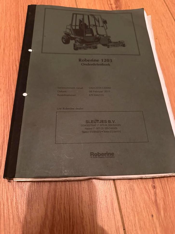 instructie en onderdeelboeken Sabo Roberine john deere, Tuin en Terras, Grasmaaiers, Zo goed als nieuw, 50 cm of meer, Cirkelmaaier