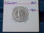 ½ Gulden 1910, Postzegels en Munten, Munten | Nederland, ½ gulden, Zilver, Ophalen of Verzenden, Koningin Wilhelmina
