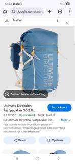 Fastpackher ultimate direction 30 liter, 40 cm of meer, Ophalen of Verzenden, Zo goed als nieuw, Trekking
