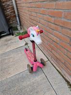 Roze Micro Step met Eenhoorn, Ophalen of Verzenden, Gebruikt, Loopfiets