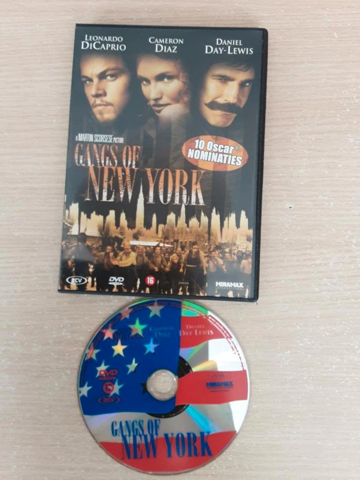 Film Gangs Of New York (Leonardo DiCaprio) veel films van 1e, Cd's en Dvd's, Dvd's | Actie, Actie, Vanaf 16 jaar, Ophalen of Verzenden