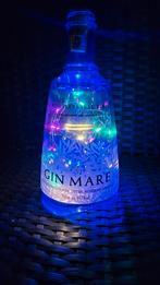 Gin Mare Fles Tafellamp met LEDs, Ophalen of Verzenden, Modern, Minder dan 50 cm, Glas
