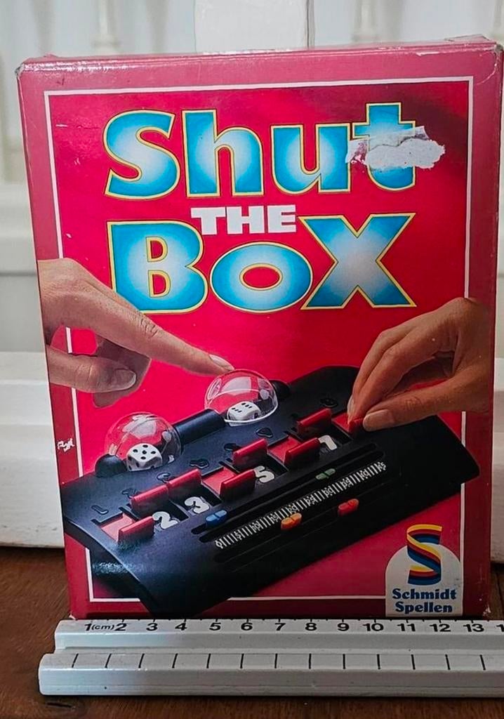 Shut The Box - Reis uitgave- Vintage-Verzenden mogelijk, Hobby en Vrije tijd, Gezelschapsspellen | Overige, Ophalen