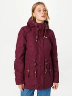 Ragwear dames winterjas bordeaux rood maat M, Zo goed als nieuw, Rood, Ragwear, Ophalen