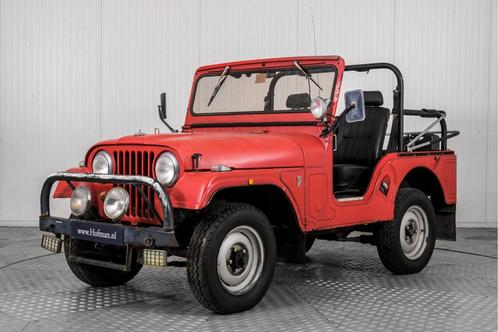 Jeep CJ-5 Kaiser (bj 1966), Auto's, Bestelauto's, Bedrijf, Te koop, Jeep, Benzine, Handgeschakeld, Origineel Nederlands, Rood