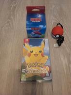 Pokemon Let's go Pikachu nintendo switch met pokeball, Ophalen of Verzenden, Zo goed als nieuw