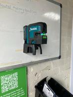 Makita SK106GD Groene Kruislijnlaser + Accu & Lader, Ophalen of Verzenden, Gebruikt, Licht