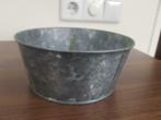 bloempot, hoogte 7 cm, Tuin en Terras, Rond, Ophalen of Verzenden, Zo goed als nieuw, Metaal