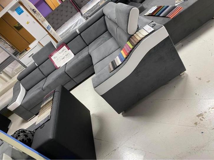 leegverkoop  van banken, hoekbanken en slaapbanken op=op, Huis en Inrichting, Banken | Bankstellen, Nieuw, Vierpersoons of meer