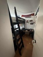 GRATIS zwarte hoogslaper Ikea 140x200, Ophalen, Zo goed als nieuw, 4 meter of meer