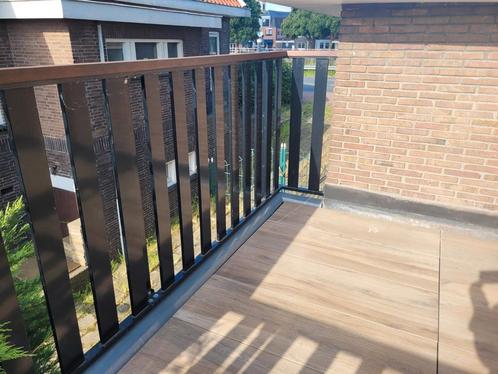 Aluminium lamellen hekwerk balustrade, Tuin en Terras, Tuinhekken en Hekwerk, Zo goed als nieuw, Aluminium, Ophalen
