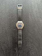 Vintage swatch happy joe blue | 90’s, Leer, Staal, Polshorloge, Swatch