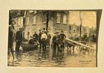 Ansichtkaart Purmerend Watersnood 1916, Ophalen of Verzenden, Voor 1920, Ongelopen, Noord-Holland