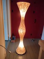 Staande vloerlamp polyester/parelmoer, Ophalen of Verzenden, Modern, 150 tot 200 cm