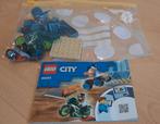 Lego city 60225 stunt quat met stunt motor race, Ophalen of Verzenden, Gebruikt, Complete set, Lego