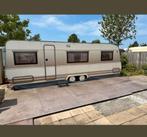 Te koop: grote mooie caravan, Koelkast, Rondzit, Particulier, Dethleffs