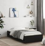 Nieuw VidaXL bed 90x200 cm - in verpakking!, Ophalen, 90 cm, Eenpersoons, Zwart