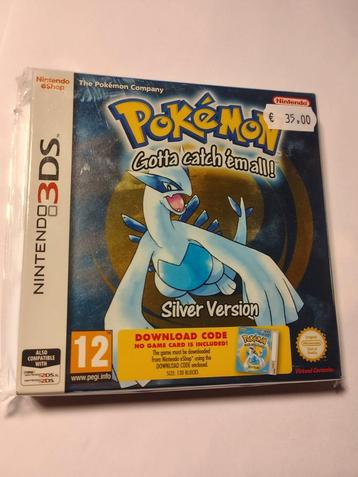 Pokémon Silver Version Nintendo 3DS Doos beschikbaar voor biedingen