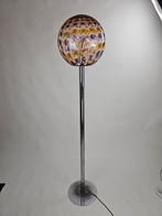 Vintage Italiaanse vloerlamp met kleurrijke glazen bol 40 cm, Ophalen, Gebruikt, Glas, Minder dan 100 cm