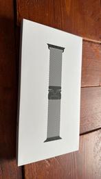Originele apple watch bandje Titanium Milanese loop, Ophalen of Verzenden, Nieuw, Zwart, IOS
