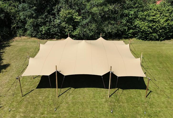 Te koop: Stretchtent 10,0*10,0 (720gr, nieuw), Tuin en Terras, Partytenten, Nieuw, Partytent, 2 meter of meer, 8 meter of meer