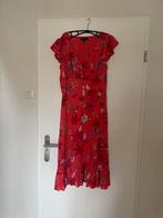 Jurk rood/roze met bloemen mt 38 UK10, Kleding | Dames, Jurken, Ophalen of Verzenden, Zo goed als nieuw, Rood