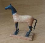paarden sculpturen, metaal met hout, volgnr 15, Antiek en Kunst, Ophalen of Verzenden