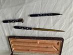 Vintage set pen, briefopener en lak stempel, Antiek en Kunst, Ophalen of Verzenden