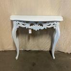 Barok sidetable - 90 x 31 cm - wit - Bij TTM Wonen, 50 tot 100 cm, Www.ttmwonen.nl, Nieuw, Ophalen of Verzenden