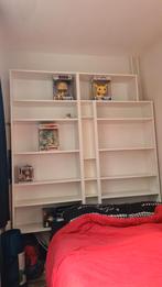 Twee IKEA Billy kasten + 2 opzetstukken, Huis en Inrichting, Kasten | Boekenkasten, Ophalen, Gebruikt, 25 tot 50 cm