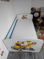 Kraan bed, Ophalen, 85 tot 100 cm, Zo goed als nieuw, Matras