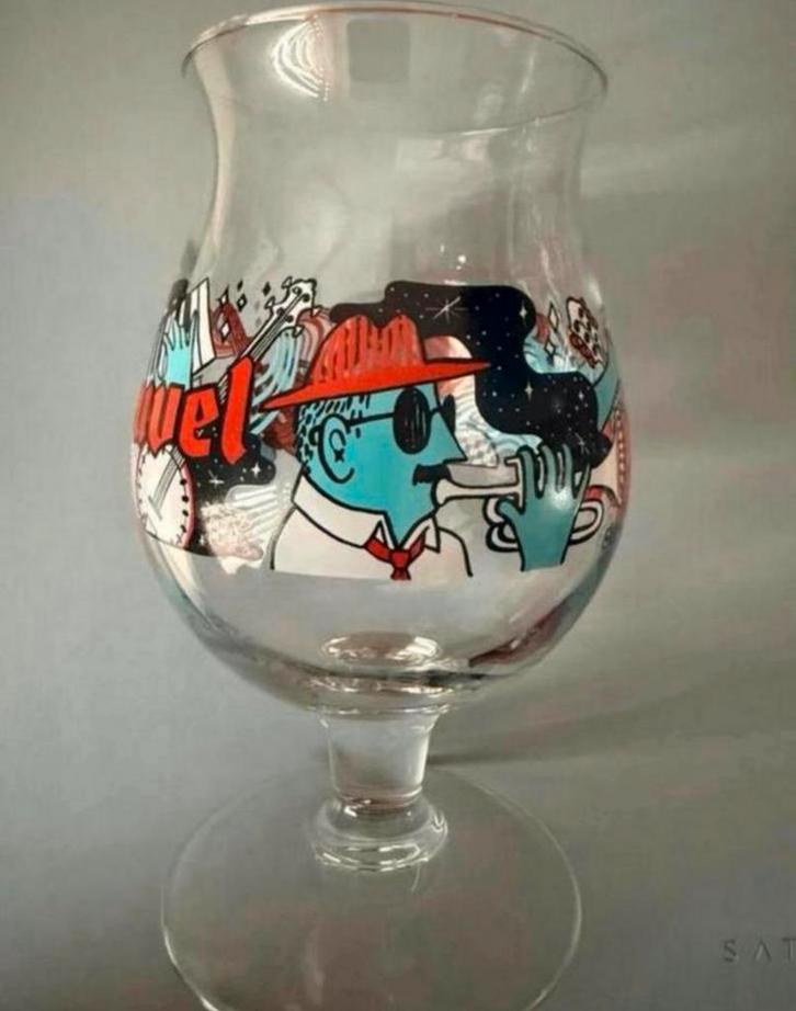 Duvel - Winking Lizard Art (2021) (Limited edition), Verzamelen, Biermerken, Nieuw, Glas of Glazen, Duvel, Ophalen of Verzenden
