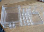 Make-up organizer met twee laatjes, Ophalen of Verzenden, Zo goed als nieuw, Gehele gezicht