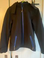 Jongens jas mt 164 softshell zwart blauwe bies, Ophalen of Verzenden, Gebruikt, Jongen, Jas