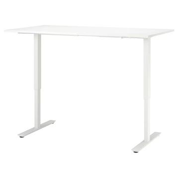 TROTTEN/SKARSTA in hoogte verst. bureau IKEA 160x80 cm wit beschikbaar voor biedingen