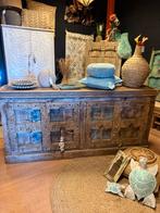 Gaaf India/Ibiza style dressoir, Ophalen, Zo goed als nieuw, Minder dan 50 cm