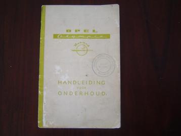 OPEL OLYMPIA REKORD 1959 handleiding instructie boekje beschikbaar voor biedingen
