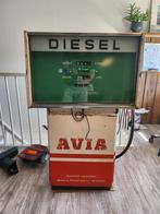 Diesel benzinepomp / vintage retro mancave avia, Ophalen, Gebruikt