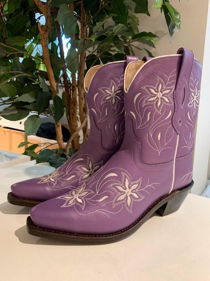 Bootstock cowboylaarzen 37 enkellaarsjes western boots, Kleding | Dames, Schoenen, Nieuw, Lage of Enkellaarzen, Overige kleuren